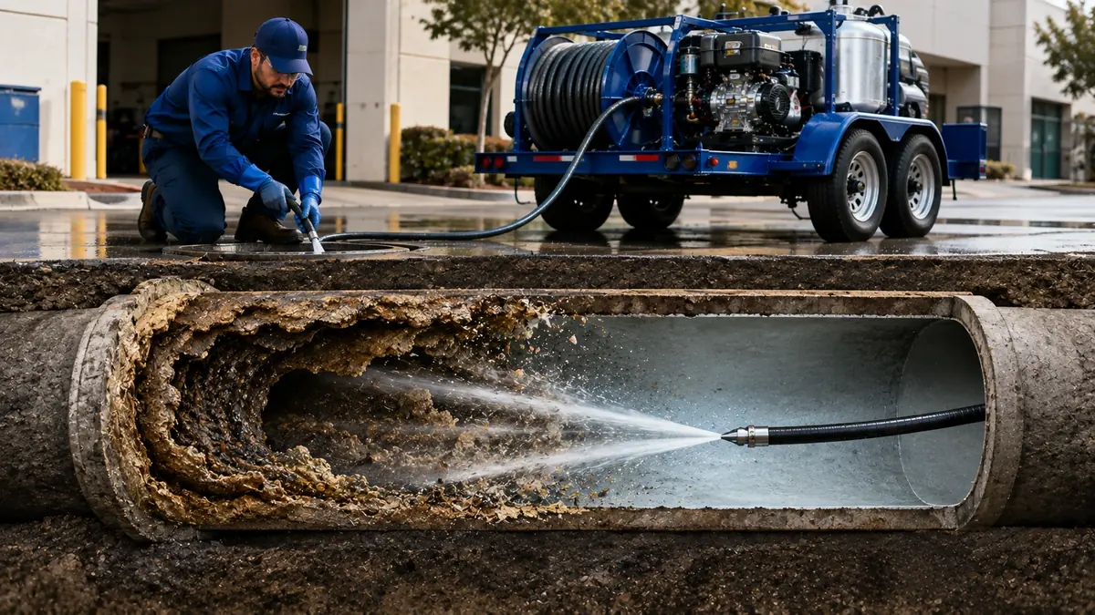 Sewer Pipe Descaling in Sequoia National Park