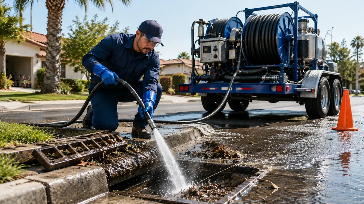Storm Drain Hydro Jet Cleaning in Sequoia National Park
